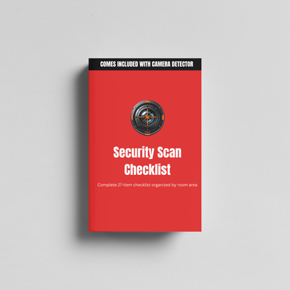 Signal & Camera Detector + Scan Checklist