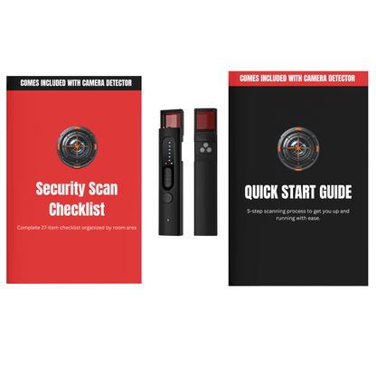 Signal & Camera Detector + Scan Checklist